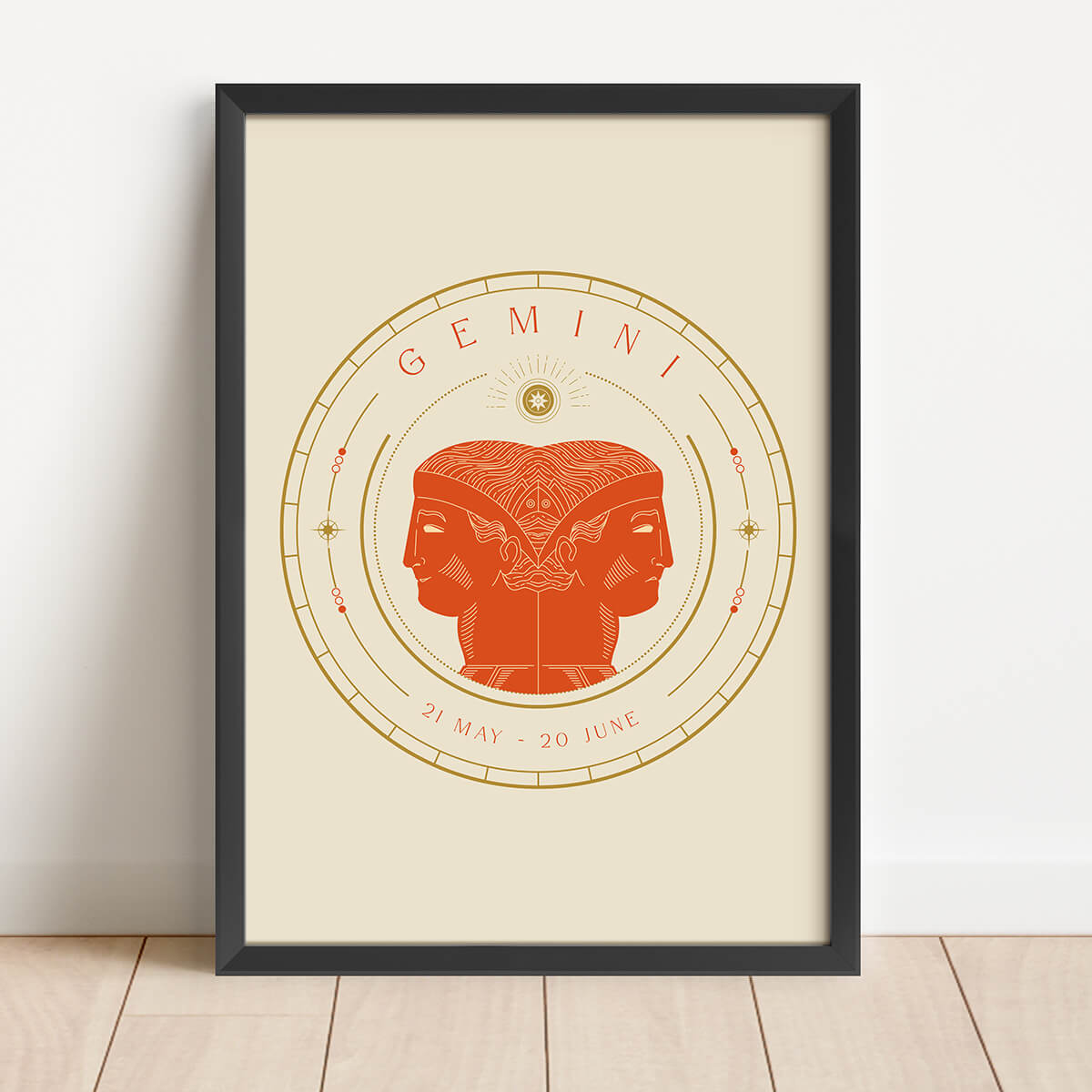 Vintage Zodiac- Gemini thumbnail-image-1